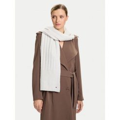 Szalik Tommy Hilfiger. Szare szaliki damskie Tommy Hilfiger, bez wzorów. Za 259.99 zł.