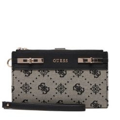 Portfel Guess. Czarne portfele damskie Guess, z aplikacjami. Za 299.99 zł.