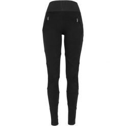 Legginsy Damskie Interlock Z Wysoką Talią. Czarne legginsy damskie Urban Classics, s, bez wzorów. Za 137.99 zł.