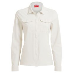 Damska Koszulka Z Długim Rękawem NosiLife Pro III Nosilife. Białe koszulki damskie Craghoppers, bez wzorów, bez kołnierzyka, bez ramiączek. Za 378.99 zł.