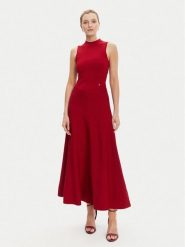 Guess Sukienka dzianinowa W5YK0S Z0241 Bordowy Regular Fit. Czerwone sukienki damskie Guess, z aplikacjami, z dzianiny, bez ramiączek. Za 556.00 zł.