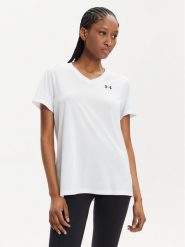 Under Armour Koszulka techniczna Tech Ssv- Solid 1384229-100 Biały Loose Fit. Białe koszulki damskie Under Armour, l, bez wzorów, z syntetyku, bez kołnierzyka, bez ramiączek. Za 99.99 zł.