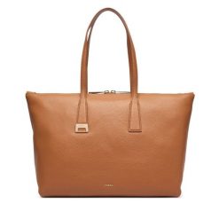 Torebka Furla. Brązowe torebki klasyczne damskie Furla, bez dodatków. Za 1,649.00 zł.