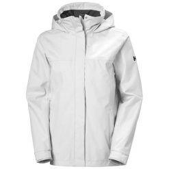 Damska kurtka wodoodporna Helly Hansen Aden. Białe kurtki damskie Helly Hansen, uniwersalny, bez wzorów, z materiału, bez kaptura. Za 578.50 zł.