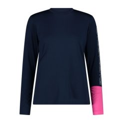 Koszulka damska rowerowe CMP 34N6936. Niebieskie koszulki damskie CMP, xs, bez wzorów, bez kołnierzyka, bez ramiączek. Za 209.00 zł.