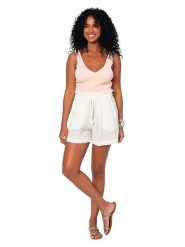 Aller Simplement Szorty w kolorze białym rozmiar: 38/40. Białe szorty damskie Aller Simplement, bez wzorów, z bawełny. Za 43.99 zł.