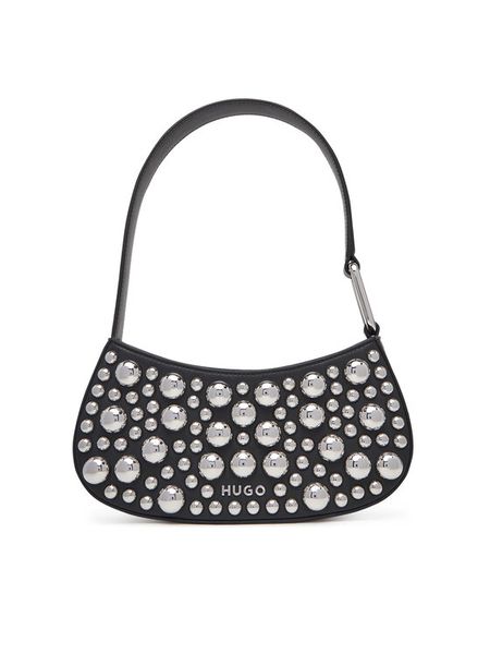 HUGO Torebka Terrah ST Hobo 50547902 Czarny. Czarne torebki klasyczne damskie Hugo, ze skóry, bez dodatków. Za 649.99 zł.