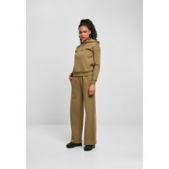 Spodnie damskie Urban Classics straight pin tuck. Zielone spodnie dresowe damskie Urban Classics, bez wzorów. Za 214.00 zł.