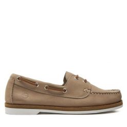 Mokasyny Tamaris. Brązowe mokasyny damskie Tamaris, bez obcasa. Za 269.99 zł.