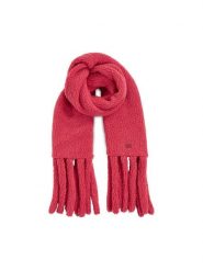 Tommy Jeans Szalik Tjw Cosy Knit Fancy Scarf AW0AW15476 Różowy. Czerwone szaliki damskie Tommy Jeans, bez wzorów, z jeansu. Za 379.99 zł.