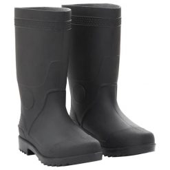 Kalosze VidaXL PVC rozmiar 39 czarne. Czarne kalosze damskie vidaXL, bez wzorów, z materiału. Za 103.95 zł.