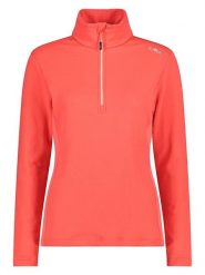 CMP Bluza polarowa w kolorze czerwonym rozmiar: 38. Czerwone bluzy damskie CMP, bez wzorów, z materiału, bez kaptura. Za 136.67 zł.