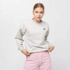 Damska bluza Fila Women Suzanna Crew Sweat 687456-B13. Szare bluzy damskie Fila, xs, bez wzorów, z bawełny, bez kaptura. Za 162.98 zł.