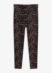 Bezszwowe legginsy modelujące z gumką w talii. Czarne bielizna korygująca bonprix, bez wzorów. Za 84.99 zł.