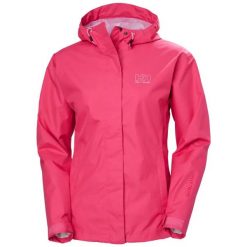 Damska kurtka wodoodporna Helly Hansen Seven J. Czerwone kurtki damskie Helly Hansen, xl, bez wzorów, z poliesteru, bez kaptura. Za 483.00 zł.