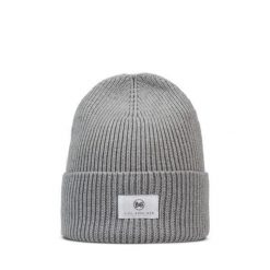 Czapka BUFF KNITTED BEANIE DRISK. Szare czapki damskie Buff, bez wzorów. W wyprzedaży za 118.93 zł.