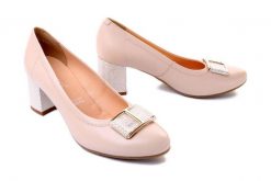 BIOECO BY ARKA 5754 1777+1733 beż, czółenka damskie. Brązowe czółenka damskie Bioeco by Arka, bez wzorów, ze skóry, bez obcasa, na obcasie. Za 379.90 zł.