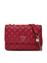 Guess Torebka Giully II HWQG96 73200 Czerwony. Czerwone torebki klasyczne damskie Guess, ze skóry, bez dodatków. Za 584.99 zł.