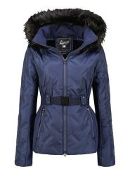 Geographical Norway Kurtka pikowana "Barnir" w kolorze granatowym rozmiar: XL. Niebieskie kurtki damskie Geographical Norway, xl, bez wzorów, bez kaptura. Za 314.05 zł.