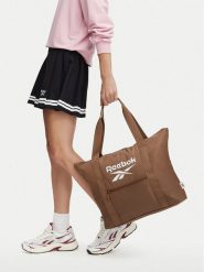 Reebok Torebka CWBEO-RBK-M-013-10 Brązowy. Brązowe shopper bag Reebok, bez wzorów, z materiału, bez dodatków. Za 79.99 zł.