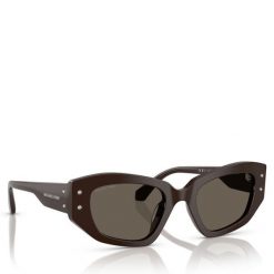 Okulary przeciwsłoneczne Michael Kors. Brązowe okulary przeciwsłoneczne damskie Michael Kors. Za 619.99 zł.