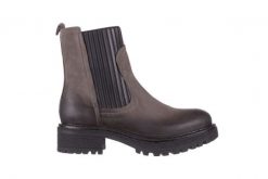 Botki Bayla-161 050-0508 Brown, Szary, Skóra naturalna - 40. Szare botki damskie Bayla, z materiału, eleganckie, bez obcasa, na obcasie, bez zapięcia. W wyprzedaży za 179.10 zł.