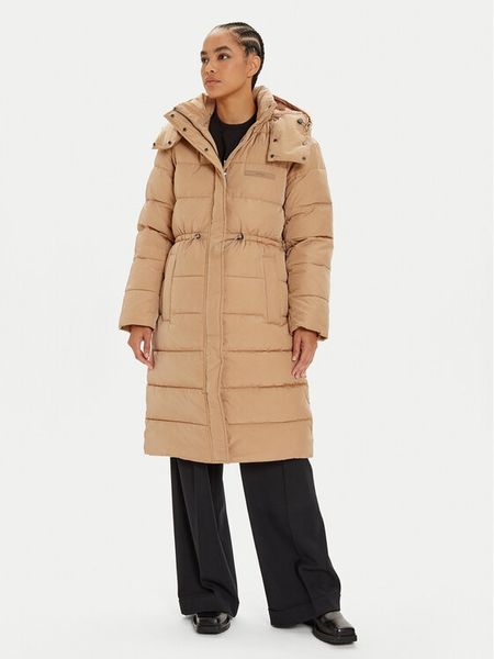 Calvin Klein Kurtka zimowa K20K207740 Beżowy Regular Fit. Brązowe kurtki damskie Calvin Klein, na zimę, m, bez wzorów, z syntetyku, bez kaptura. Za 789.99 zł.