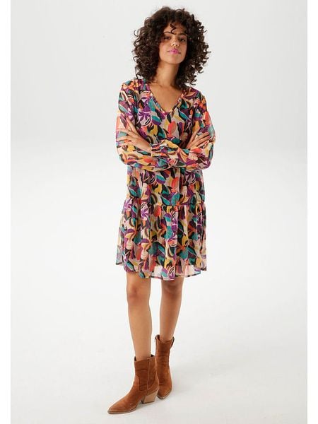 Aniston Sukienka ze wzorem rozmiar: 40. Sukienki damskie Aniston, bez wzorów, bez ramiączek. Za 79.03 zł.