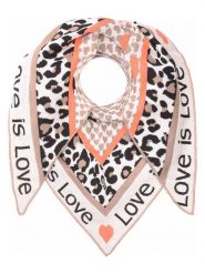 Zwillingsherz Chusta trójkątna w kolorze beżowo-pomarańczowo-czarnym - 200 x 100 cm rozmiar: onesize. Brązowe chusty damskie Zwillingsherz, bez wzorów, z bawełny. Za 113.99 zł.