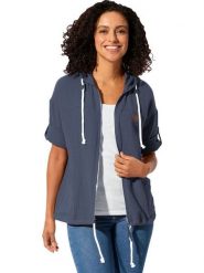 WITT WEIDEN Kardigan w kolorze granatowym rozmiar: 42. Niebieskie kardigany damskie WITT WEIDEN, z aplikacjami, z bawełny. Za 82.99 zł.