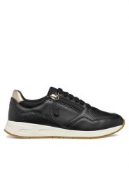 Geox Sneakersy D Bulmya D36NQB 0BCAR C9997 Czarny. Czarne obuwie sportowe damskie Geox, ze skóry, bez zapięcia. Za 284.99 zł.