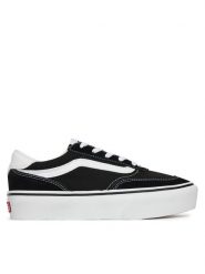 Vans Tenisówki C-BROOKLYN LS PLATFORM VN000DC4BA2 Czarny. Czarne obuwie sportowe damskie Vans, bez wzorów, ze skóry, bez zapięcia. Za 319.99 zł.