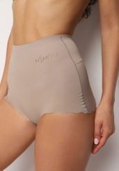 Ciemnoszara Bielizna Modelująca Figi Ozdobione Napisem Namsiliah. Szara bielizna korygująca Born2be, bez wzorów. Za 29.99 zł.