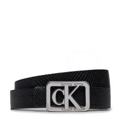 Pasek Damski Calvin Klein Jeans. Czarne paski damskie Calvin Klein Jeans, bez wzorów, z jeansu. Za 169.99 zł.