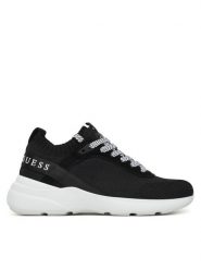 Guess Sneakersy FLJMLD FAB12 Czarny. Czarne obuwie sportowe damskie Guess, z materiału, bez zapięcia. Za 419.99 zł.