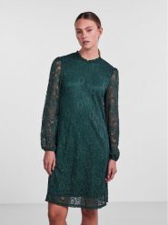 Pieces Sukienka codzienna 17139864 Zielony Regular Fit. Zielone sukienki damskie Pieces, bez wzorów, z syntetyku, bez ramiączek. Za 139.99 zł.