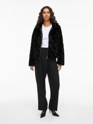 Vila Kurtka przejściowa "Vidorte" w kolorze czarnym rozmiar: 36. Czarne kurtki damskie Vila, bez wzorów, bez kaptura. Za 157.35 zł.