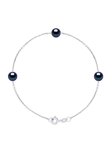 Pearl Addict Srebrna bransoletka z perłą rozmiar: onesize. Niebieskie bransoletki damskie Pearl Addict, srebrne. Za 173.99 zł.