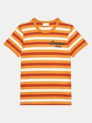 Coccodrillo T-Shirt WC4143203HBJ Pomarańczowy Regular Fit. Brązowe t-shirty i koszulki chłopięce COCCODRILLO, bez wzorów, z bawełny, bez kołnierzyka, bez ramiączek. Za 49.99 zł.