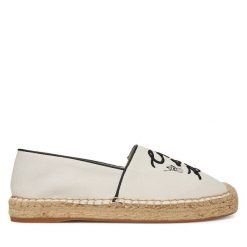 Espadryle KARL LAGERFELD. Białe espadryle damskie KARL LAGERFELD, bez wzorów, bez obcasa. Za 359.99 zł.