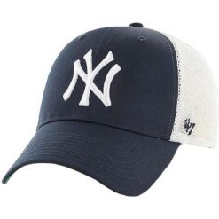 Czapka z daszkiem - Branson - New York Yankees - Regulowana - Dla dorosłych. Niebieskie czapki z daszkiem damskie 47 Brand, bez wzorów. Za 89.99 zł.
