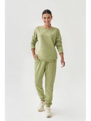 TATUUM Bluza w kolorze jasnozielonym rozmiar: XL. Zielone bluzy damskie TATUUM, xl, bez wzorów, bez kaptura. Za 130.81 zł.