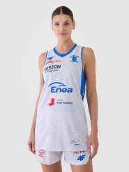4F Koszulka meczowa replika domowa z sezonu 2024/25 damska 4F x Enea AZS Gorzów Wielkopolski - multikolor XXL. Koszulki sportowe damskie 4F, xs, bez wzorów, z dzianiny, bez ramiączek, na fitness i siłownię. Za 199.99 zł.