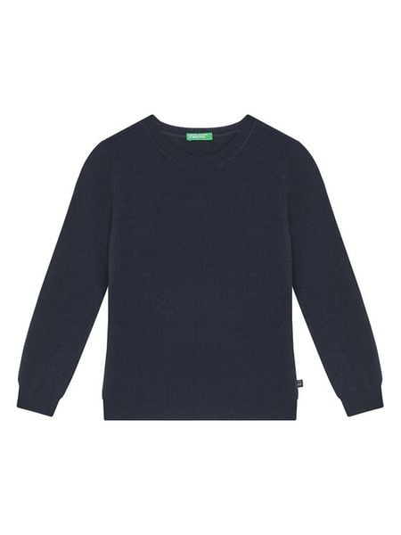 United Colors Of Benetton Sweter 106WC108R Granatowy Regular Fit. Niebieskie swetry chłopięce United Colors Of Benetton, z wiskozy, bez kołnierzyka. Za 109.99 zł.