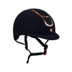 Czapka z daszkiem welurowa z kolorową lamówką. Czerwone czapki z daszkiem damskie EQUESTRO, na lato, bez wzorów, z materiału. Za 400.90 zł.