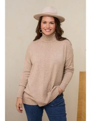 Curvy Lady Golf w kolorze szarobrązowym rozmiar: 38/40. Brązowe golfy damskie Curvy Lady, bez wzorów, bez ramiączek. Za 152.99 zł.