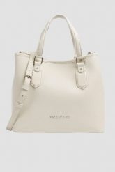 VALENTINO Torebka w kolorze ecru Brixton Shopping. Brązowe kuferki damskie Valentino by Mario Valentino, bez wzorów, bez dodatków. W wyprzedaży za 479.99 zł.