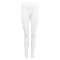Damskie legginsy jeździeckie z pełną przyczepnością BR Equitation Mandy. Białe legginsy damskie BR, s, bez wzorów, z elastanu. Za 349.50 zł.