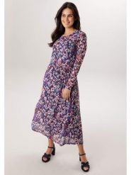 Aniston Sukienka w kolorze fioletowo-granatowym rozmiar: 46. Niebieskie sukienki damskie Aniston, bez wzorów, bez ramiączek. Za 217.99 zł.