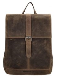 HIDE & STITCHES Skórzany plecak w kolorze brązowym - 25,5 x 32,5 x 12 cm rozmiar: onesize. Brązowe plecaki HIDE & STITCHES, bez wzorów, z materiału. Za 288.95 zł.